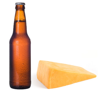 Beer and cheese pair well together